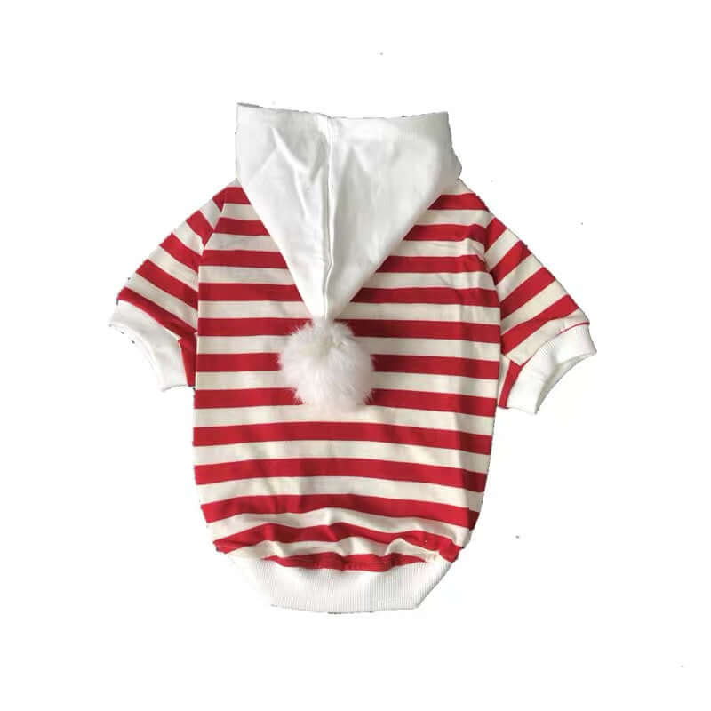 Cute fur ball clothes bulldog front view cotton fabric design